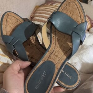 NINE WEST cork sandle - Lightly Worn 💙